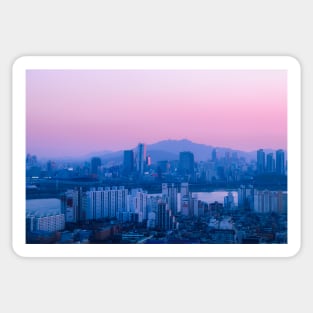 Seoul at Dawn Sticker